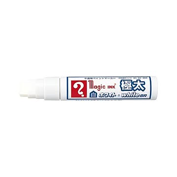 （まとめ） 寺西化学 マジックインキ ホワイト・White SR MGDW 白 1本入 【×5セット】