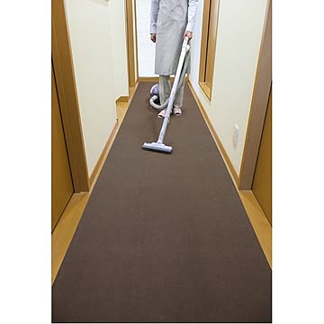 サンコー 吸着ロングマット 60×200cm ブラウン KH-67