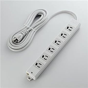 ELECOM（エレコム） EU RoHS指令準拠 二重構造工事用タップ T-WRM3630LG_RS