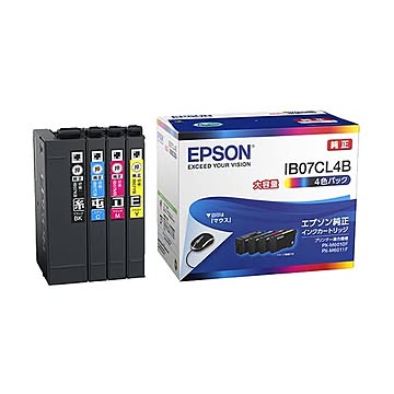 エプソン ビジネスインクジェット用 インクカートリッジ（4色パック）/大容量インク IB07CL4B【送料無料】