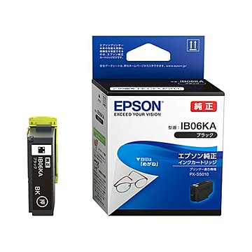 （まとめ）エプソン インクカートリッジ ブラックIB06KA 1個 ×3セット