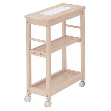 スリムワゴン  ホワイト 【組立品】