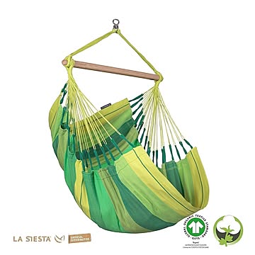 【LA SIESTA（ラシエスタ）】★90cmバー★ ハンモックチェア コンパクトベーシック［１人用］ ハバナ　オーガニックコットン製　サスティナブル