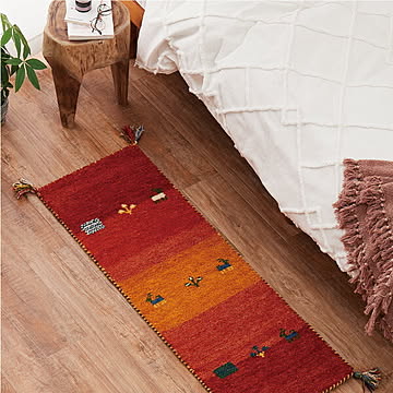 ギャベラグマット GABBEH D 約40×120cm 【5柄】