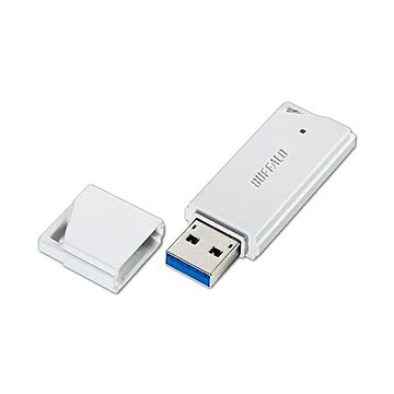 （まとめ）バッファローUSB3.1(Gen1)対応 USBメモリー バリューモデル 32GB ホワイト RUF3-K32GB-WH1個【×3セット】