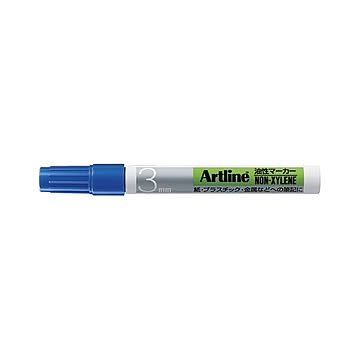 （まとめ） シヤチハタ アートライン丸3 1.5mm （ノンキシ） 青 【×30セット】