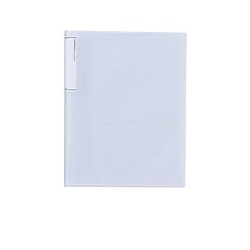 （まとめ） LIHIT LAB TEFFA クリヤーブック（スリムタイプ） A4判タテ型 10ポケット 乳白 【×20セット】
