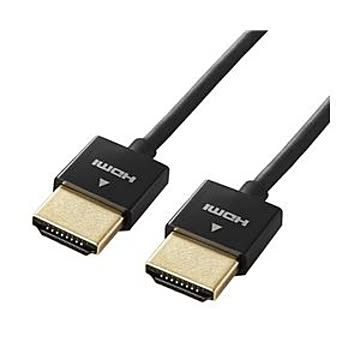エレコム HDMIケーブル/イーサネット対応/スーパースリム/1.5m/ブラック DH-HD14SS15BK