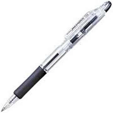 （まとめ買い）ゼブラ ZEBRA ボールペン ジムノック KRB-100-BK 黒 10本 ×5セット