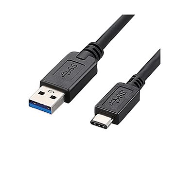 まとめエレコムUSB3.1ケーブルA-TypeC ブラック 1.0m USB3-AC10BK 1本×3セット