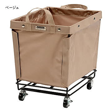 ラック 組立式 バスケットワゴン MIP-78 幅33x奥行43x高さ42cm 東谷