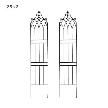 アイアン フェンス 2枚組 組立式 ドレープ IF-DR029-2P 幅400x奥行15x高さ2000mm 住まいスタイル