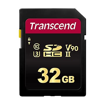 トランセンド 32GB SDHCカードClass10 UHS-II U3 V90 TS32GSDC700S
