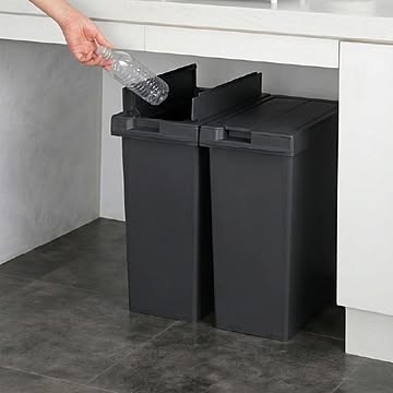 新輝合成 両開きスリムダストボックス 33L