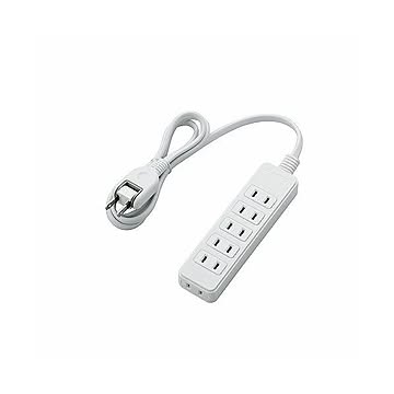 (まとめ)エレコム 電源タップ T-S02-2610WH×3セット
