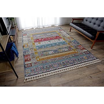 イケヒコ・コーポレーション ウィルトン織カーペット 畳めるタイプ 約133×190ｃｍ