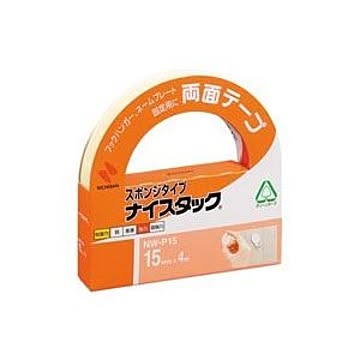 (業務用100セット) ニチバン 両面テープ ナイスタック 【スポンジタイプ/幅15mm長さ4m】 NW-P15