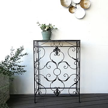 アイアン コンソールテーブル ブロンズ