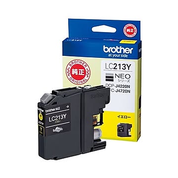 （まとめ） ブラザー インクカートリッジ LC213Y×5セット