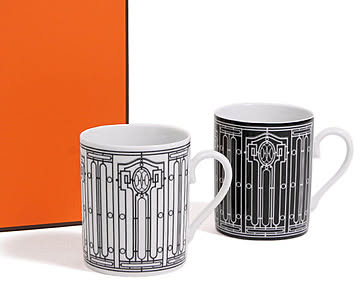 エルメス アッシュデコ マグ No.1＆2 300ml 2個セット HERMES H Deco