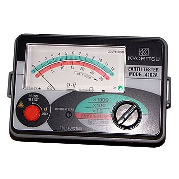 共立電気計器 キューアース・接地抵抗計（ソフトケース付） 4102A【代引不可】