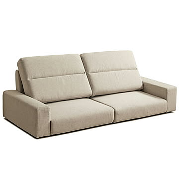 ローソファ 3P ハイバック 連結式 IW-182 幅180x奥行82x高さ80cm 岩附