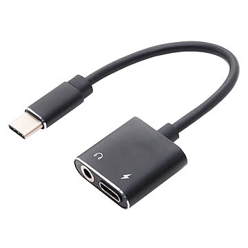 【3個セット】USB Type-C オーディオ変換ケーブル 4極+USB Type-C タイプ SAD-CE03-3P