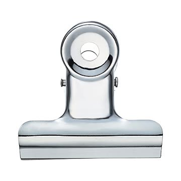 (まとめ) TANOSEE 目玉クリップ 小 口幅38mm 1セット（50個：10個×5箱）  【×10セット】