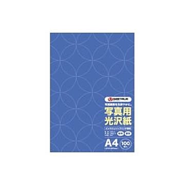 （まとめ）ジョインテックス 写真用光沢紙A4 100枚 A029J【×2セット】