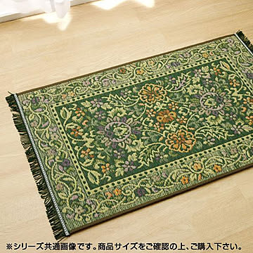 イケヒコ・コーポレーション い草 玄関マット Fビビアン グリーン 約60×90cm