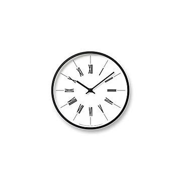 Lemnos レムノス 時計台の時計 KK17-13  電波時計 ステップムーブメント 掛け時計 掛時計 幅30.5cm シンプル モノトーン