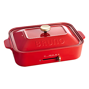 BRUNO コンパクトホットプレート BOE021 レッド