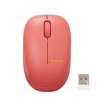 エレコム ワイヤレスマウス 無線 2.4GHz 抗菌 静音 BlueLED 子供用 小学生 Sサイズ レッド オンライン学習 M-BL20DBSKRD
