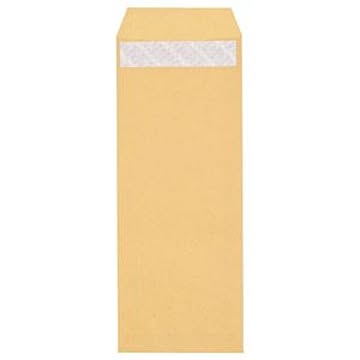 （まとめ） ピース R40再生紙クラフト封筒 テープのり付 長40 70g／m2 〒枠あり 453-10 1パック（100枚） 【×10セット】