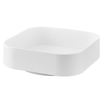 tower タワー (山崎実業) 回転式収納ラック スクエア Rotating Storage Tray - Square キッチン 台所 ランドリー 整理整頓 メイクボックス 化粧品