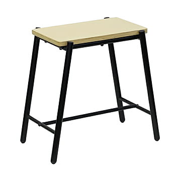 COLLEND 組立式 スツール アイアンレッグ ILS-UC 幅479x奥行272x高さ450mm