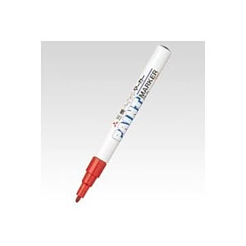 （まとめ） 三菱鉛筆 ペイントマーカー 細字（0.8-1.2mm） PX-21.15 赤 1本入 【×10セット】