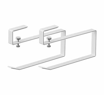 tower タワー (山崎実業) 浮かせる長物ハンガー 2個組 UNDERSHELF BROOM HANGER 玄関収納ハンガー 空気入れ バット ほうき