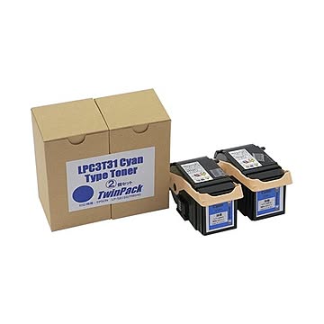 トナーカートリッジ LPC3T31C汎用品 シアン 1箱2個