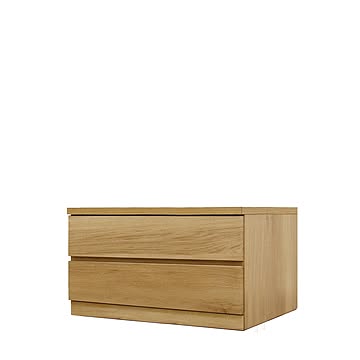 丸田木工 フィット 幅70 2段 奥行55 チェスト 完成品 日本製 大川家具