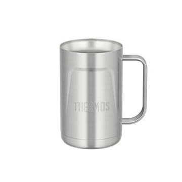 12個セット サーモス/THERMOS 真空断熱 ジョッキ エンボス 600ml ステンレス2（S2） 魔法びん構造 ハンドル付き