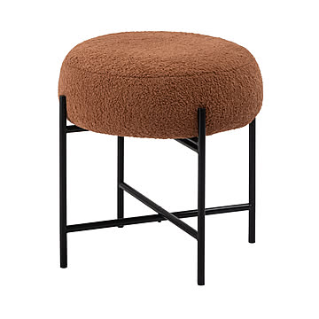 スツール 椅子 おしゃれ 丸 高さ40cm 円形 来客用 ナチュラル 北欧 モダン シンプル ファブリック チェア 椅子 PC-152