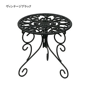 プランタースタンド 脚付き 組立式 ロータイプ IF-N0038 幅295x奥行295x高さ270mm 住まいスタイル