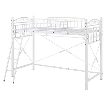 ロフトベッド ホワイト 【時間指定不可】【代引不可】【同梱不可】【プラザセレクト】