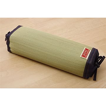 い草 枕/ピロー 【デニム 約40×15cm】 日本製 抗菌防臭 消臭機能 高さ調整 角枕ロング 中材ポリエチレンパイプ 〔寝室〕【代引不可】