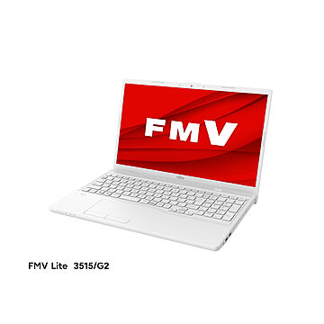 富士通FUJITSU ノートパソコン FMV Lite 3515/H1 アーバンホワイト FMV3515H1W [15.6型 /Windows11 Home/intel Celero