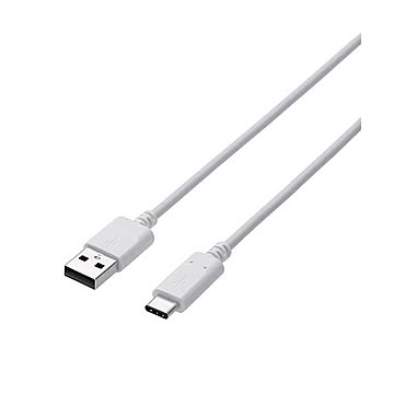【5個セット】エレコム スマートフォン用USBケーブル/USB(A-C)/認証品/1.5m/ホワイト MPA-AC15NWHX5