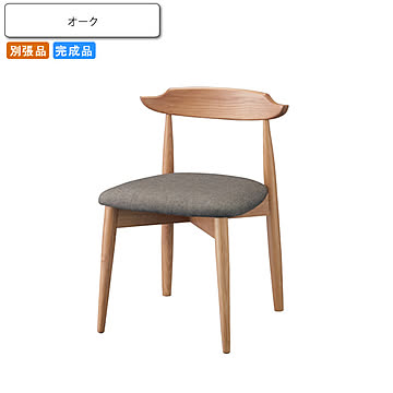 ダイニングチェアー いす イス 椅子  エルクーノ オーク 別張品 業務用家具シリーズ WOODEN（ウッド）  店舗 施設 コントラクト