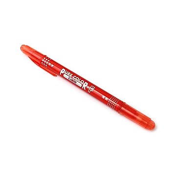 三菱水性ツインサインペンピュアカラーF（赤） 10個セット 31-913