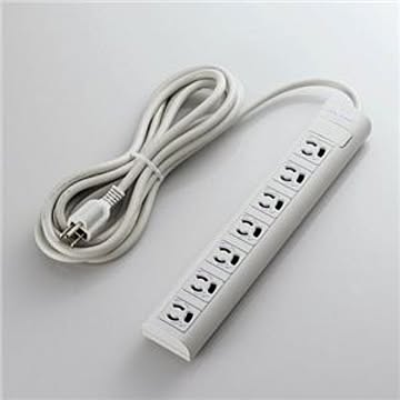 ELECOM（エレコム） RoHS対応抜け止め7個口タップ T-ECOY053NDA
